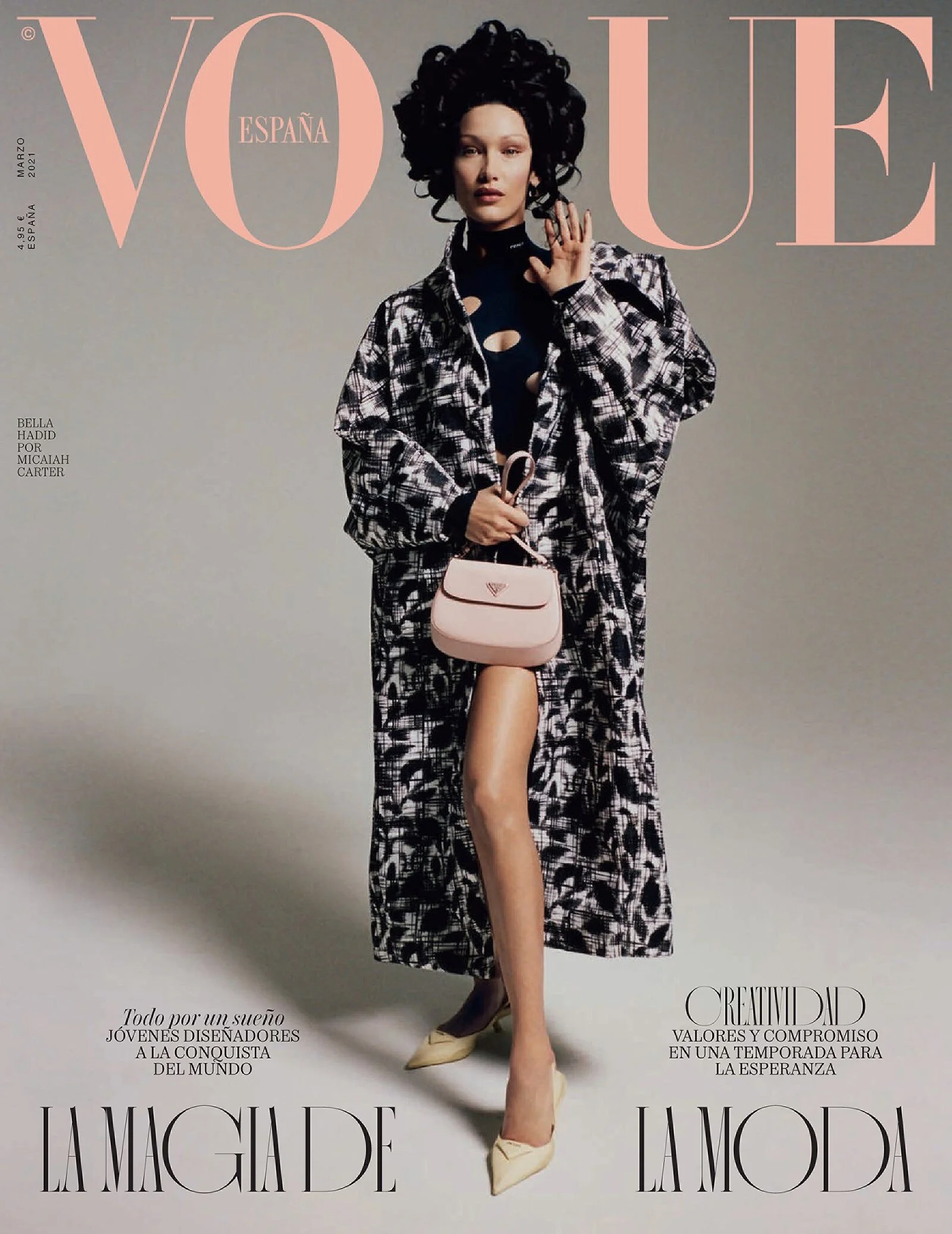 Bella Hadid by Micaiah Carter for Vogue Spain March 2021 — Anne of